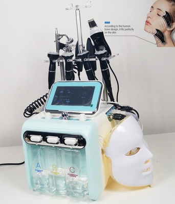 9つ1つのRFの酸素のスキン ケア機械H2O2 Hydrafacial 削皮術装置に付き