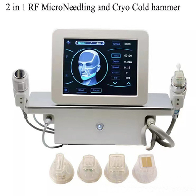 4本の針のCartidgesの電気改装機械RF MicroneedlingおよびCryoの冷たいハンマー