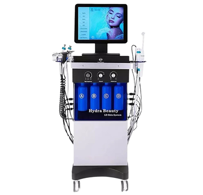 スキン ケア生物LED Hydradermabrasionハイドロ顔機械120W 14ハンドル